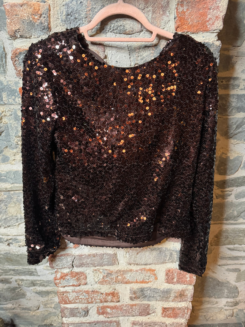 Chelsea longsleeve sparkle top
