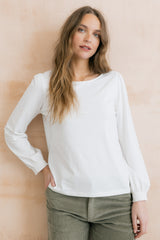 Caroline white top