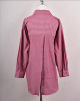 Jessie burgandy shirt