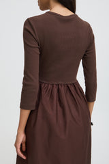 Sunnia brown dress