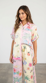 Jessie satin shirt