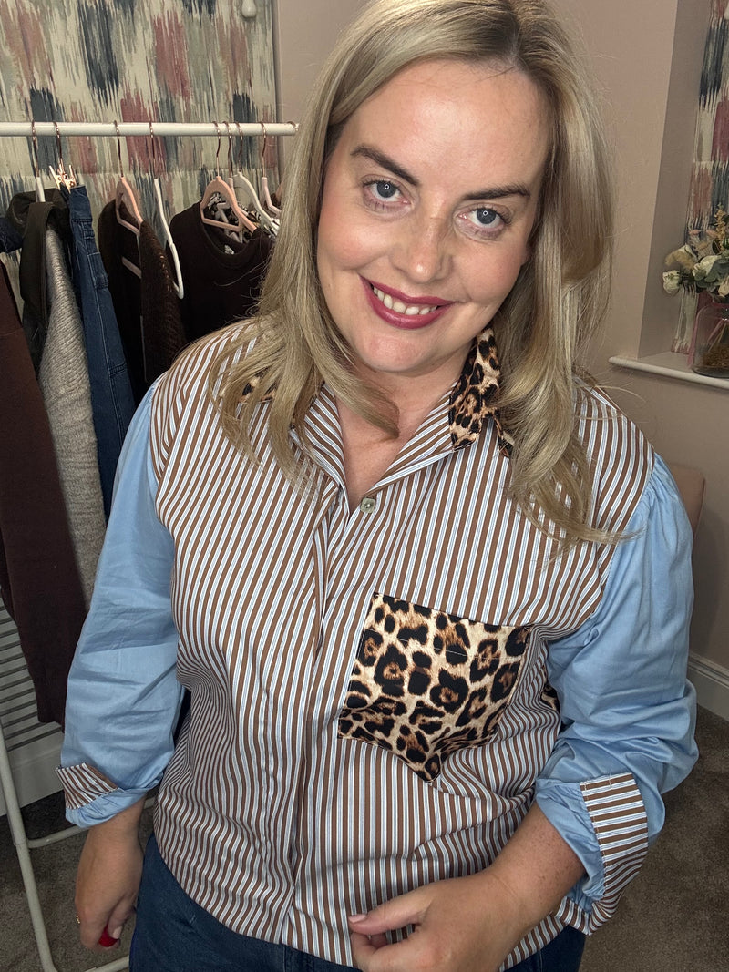 Carly striped shirt
