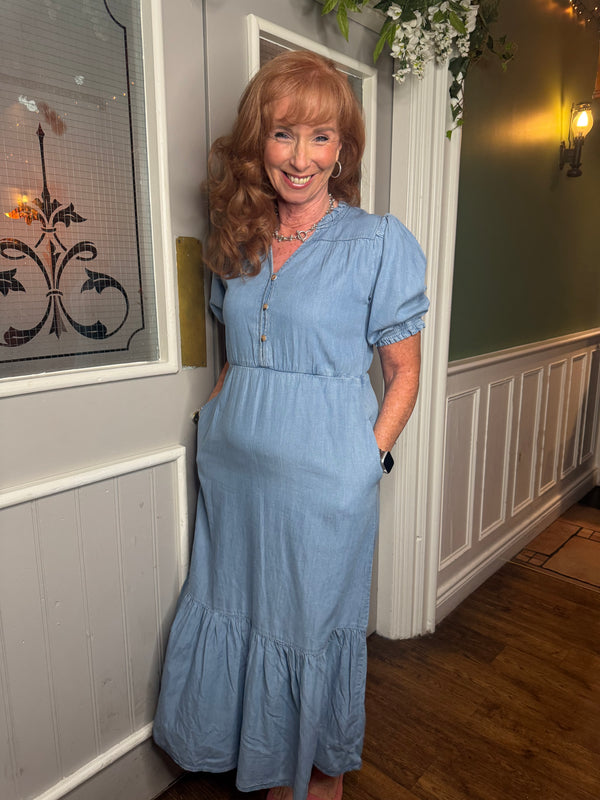 Aura denim dress