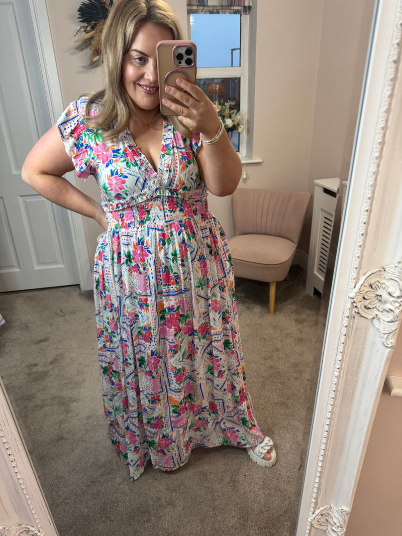 Khloe boho bloom dress