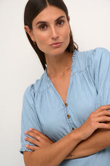 Aura denim dress