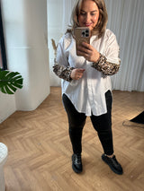 Carla leopard long shirt