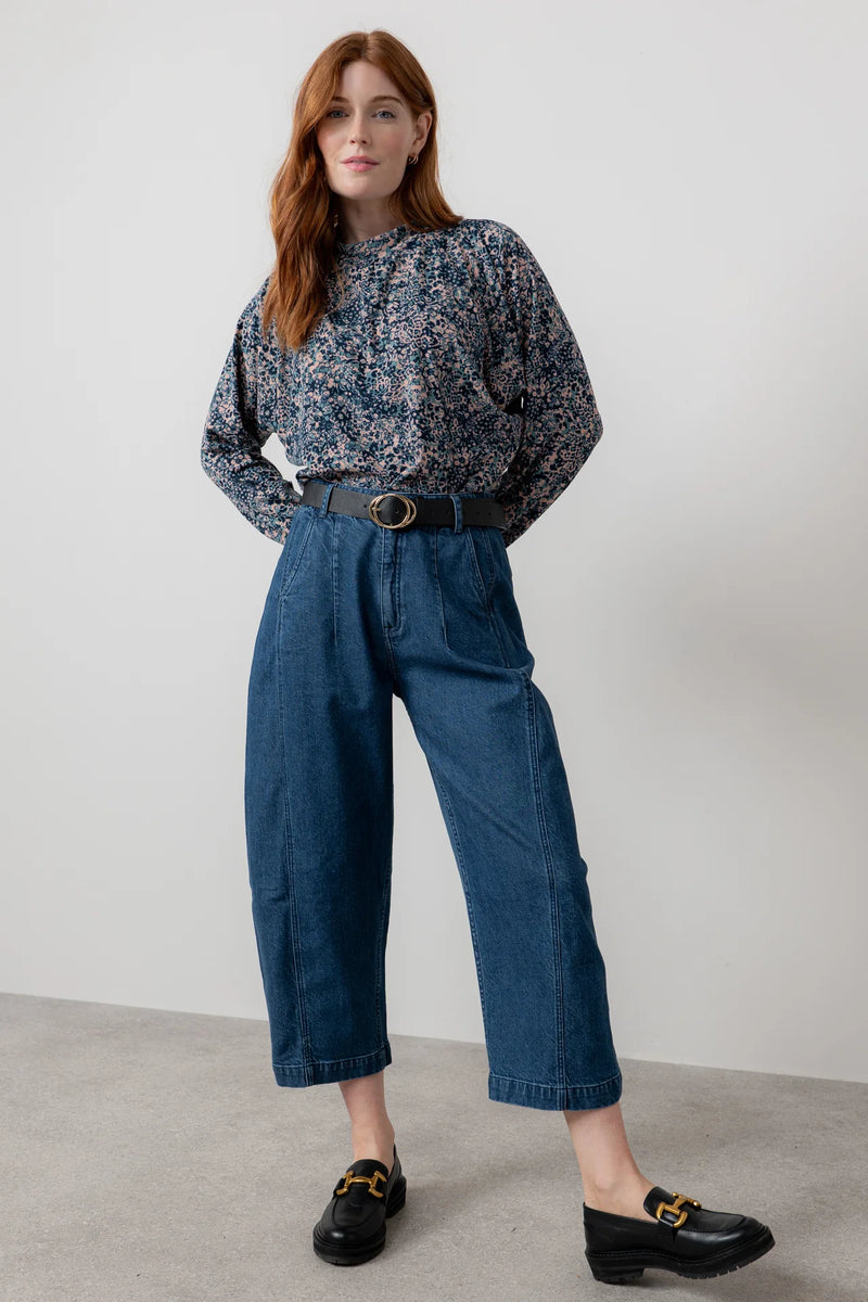 Charlie barrel leg denim trousers