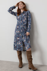 Anya midi shirt dress
