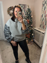 Kyla sequin sweatshirt