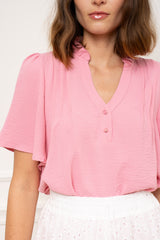 Khloe pink blouse