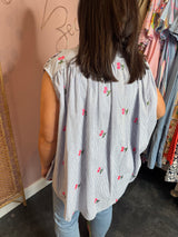 Jessie striped cherry shirt