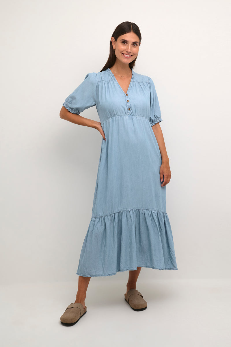 Aura denim dress