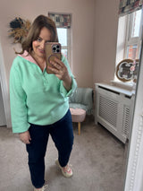 Chelsea quarter zip knit