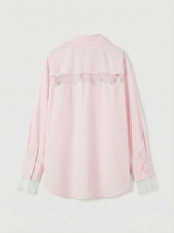 Maisie pink lace shirt