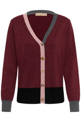 Clare cardi burgandy