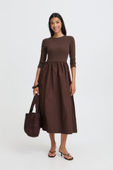 Sunnia brown dress