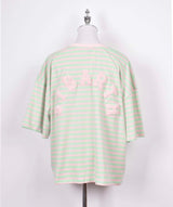 Jessie striped tee green