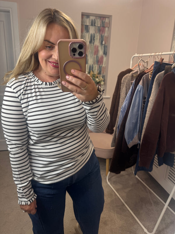 Marnie frill top