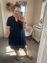 Terrace swing jersey dress