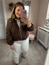 Carly brown jacket