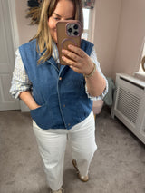 Khloe Denim Vest
