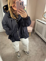 Jessie navy lace jacket
