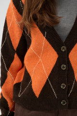 Argyle cardigan