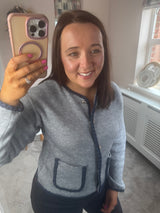 Millie grey cardi