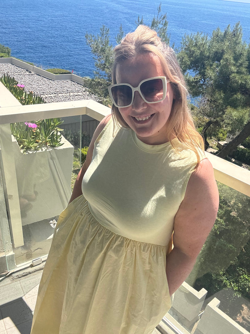 Jessie lemon drop  dress