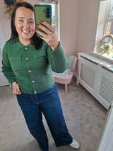 Chestnut knit jacket green