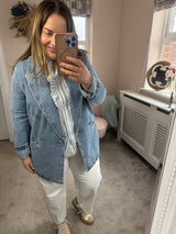 Orla denim blazer