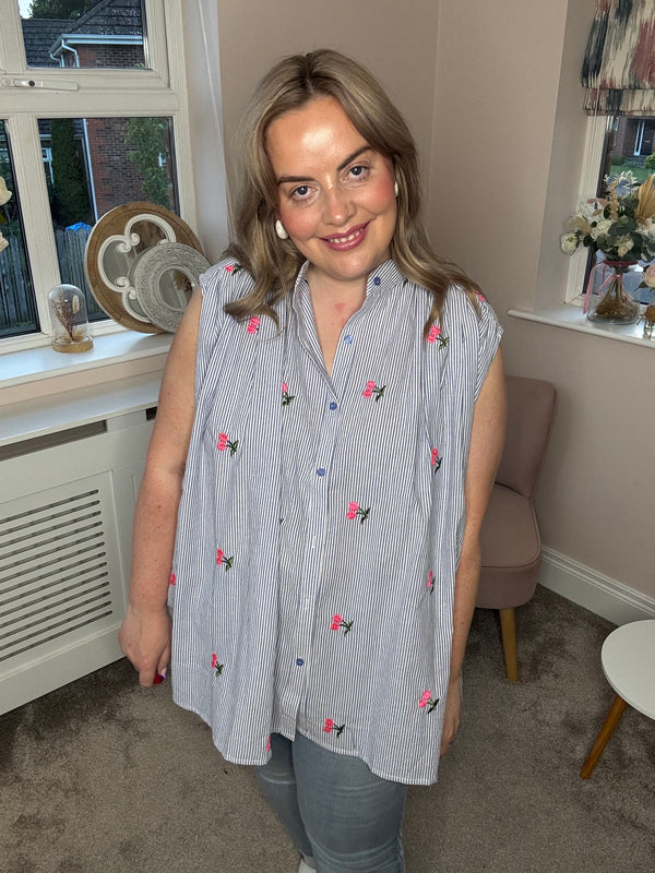 Jessie striped cherry shirt