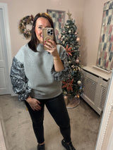 Kyla sequin sweatshirt