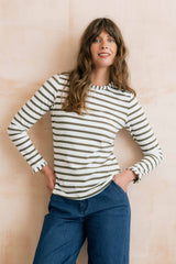 Marnie top olive mix