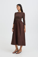 Sunnia brown dress