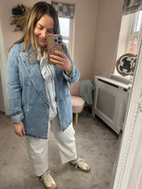 Orla denim blazer