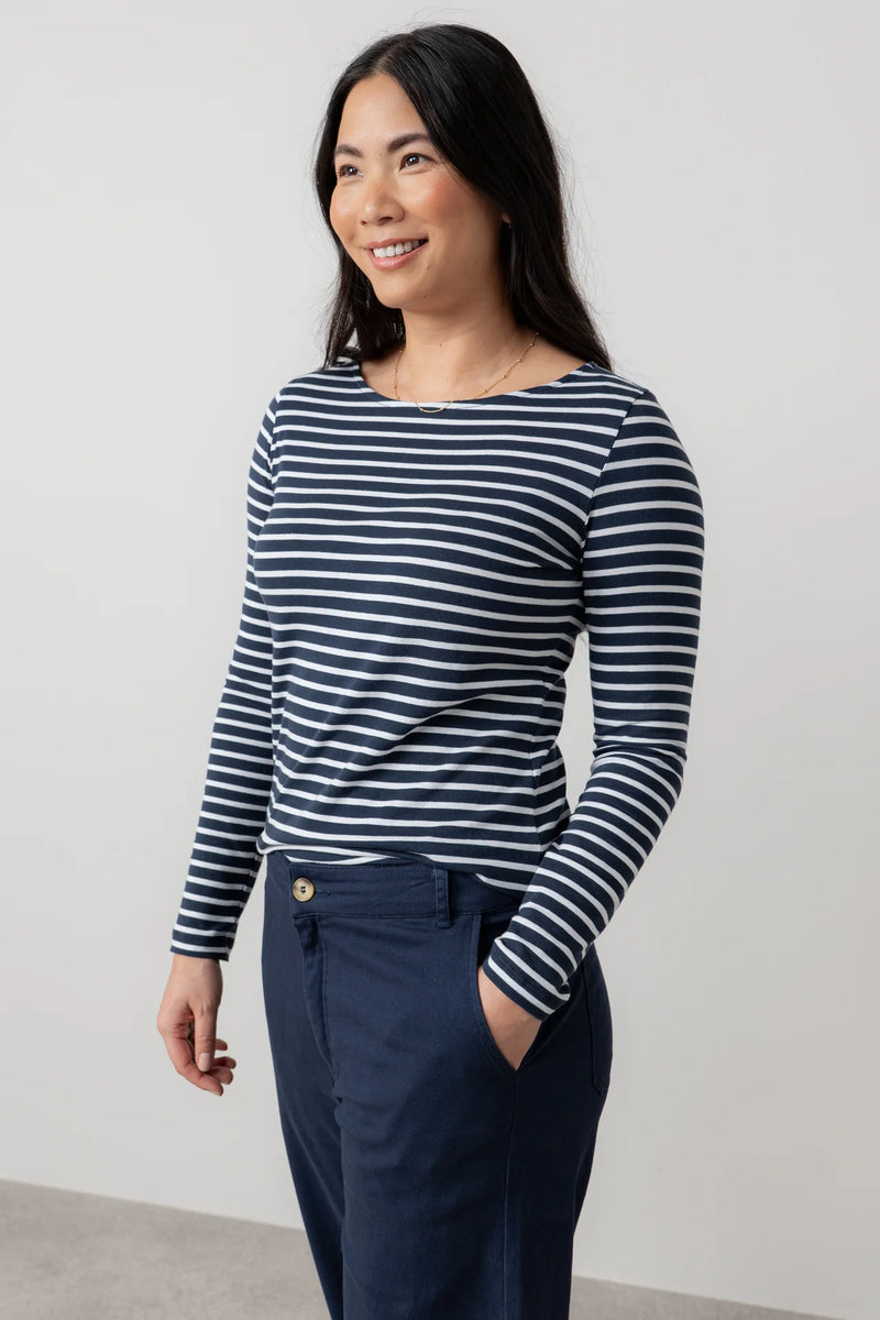 Monica stripe top