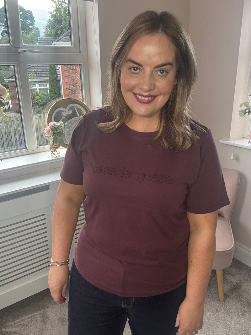 Less is more tee