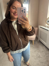 Carly brown jacket