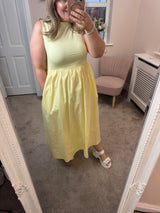 Jessie lemon drop  dress