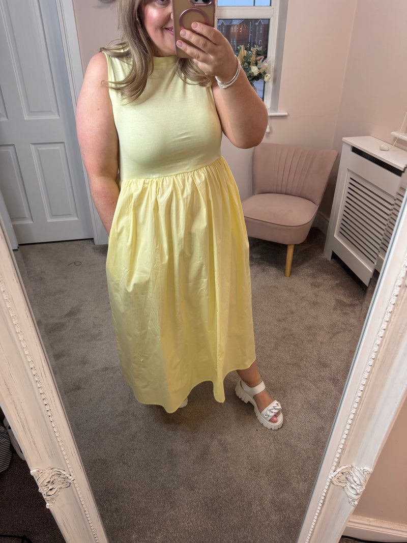 Jessie lemon drop  dress