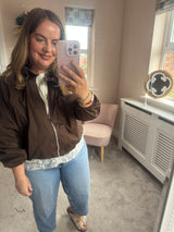 Carly brown jacket